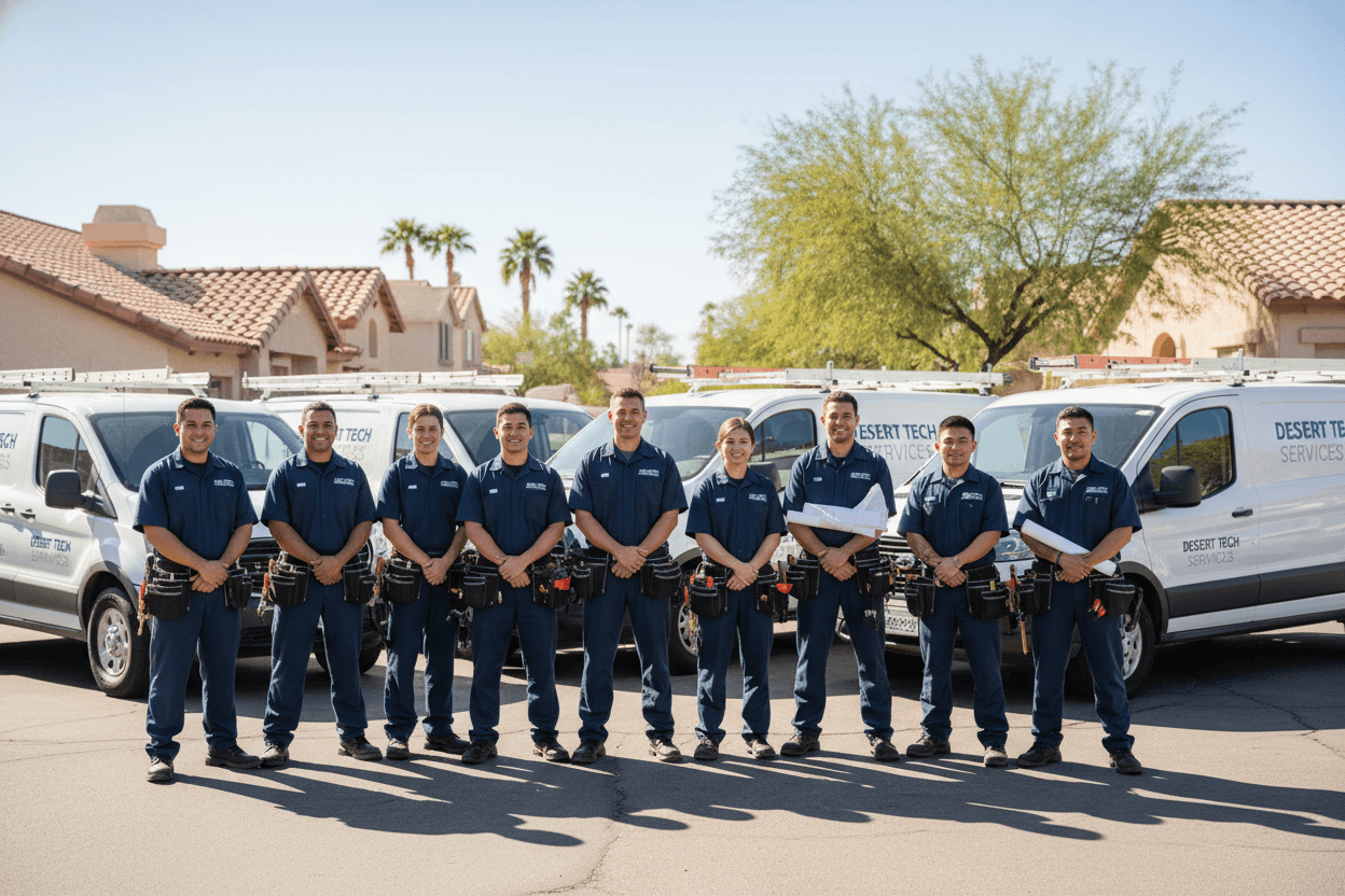 Lincoln Air & Plumbing professional team of certified technicians